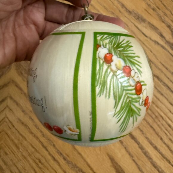 Hallmark Vintage 1979 Satin Ornament Spencer Sparrow Celebrating Keepsake - Picture 3 of 9